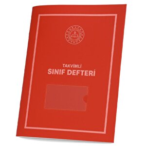 Takvimli Sınıf Defteri Kırmızı Plastik Kapak (i̇lkokul) 390