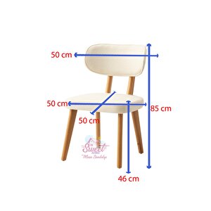 Masal Ahşap Gürgen Sandalye  6 Lı Set Cafe,restaurant,mutfak,salon,yemek Odası Sandalyesi