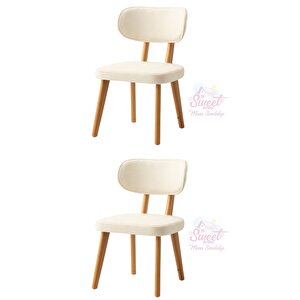 Masal Ahşap Gürgen Sandalye  2 Lı Set Cafe,restaurant,mutfak,salon,yemek Odası Sandalyesi