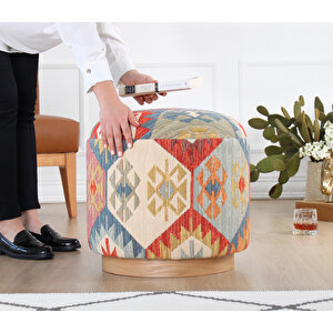 Ferruz Kilim Puf-anadolu