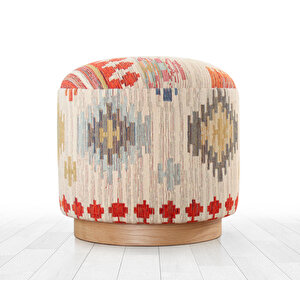 Ferruz Kilim Puf-krem