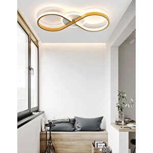  modern 3 Renk Ledli Mimari Tasarım Plafonyer Ledli Avize Led Avize