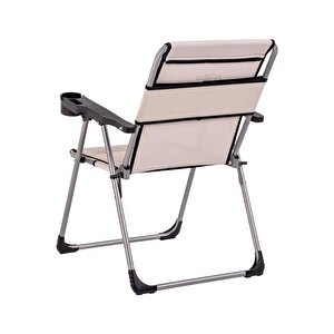 Katlanabilir Piknik Ve Kamp Sandalyesi - Bardaklıklı - Rock - Bozkır (a-21-r11)- 140kg Taşıma
