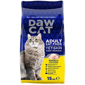 Yetişkin Kedi Maması - Dawcat - Tavuklu - 15 Kg