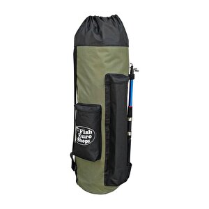 Euro Fish Kamış Çantası Boru Tipi Siyah-haki 80 Cm (38004)