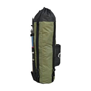 Euro Fish Kamış Çantası Boru Tipi Siyah-haki 80 Cm (38004)