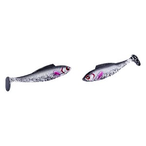 Silikon Sahte Balık - 4,5g 85mm - Fishack Predatorx - Uv Boyalı - Ghosty