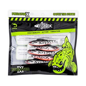 Silikon Sahte Balık - 4,5g 85mm - Fishack Predatorx - Uv Boyalı - Dash