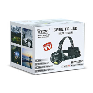 Cree Tg 20.000 Lümen Şarjlı Kafa Lambası Wt-629