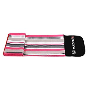 Piknik Kamp Örtüsü - Su Geçirmez - Madfox Skyloft - Red Stripe - 546255