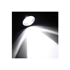 Ultra Çift Yönlü Güçlü Pilli Led El Feneri 2000 Lümen 6w Cob Led Su Geçirmez Zoomlu 3 Modlu