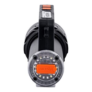 Şarj Edilebilir Zoomlu El Feneri - Wison - 5500 Lümen - 55 Watt