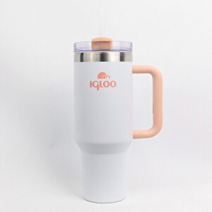 Çelik Mug Termos - Igloo - Stadler - 1.2 Lt - Beyaz Somon - 205787