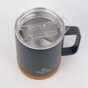 Çelik Mug Termos - Igloo - Cork - 350ml - Füme - 205696