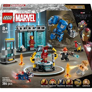 76315  Marvel Iron Man'in Laboratuvarı: Zırh Salonu