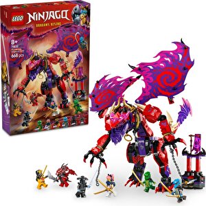 71832 Ninjago® Thunderfang Kaos Ejderhası - 8 Yaş & Üzeri Çocuklar Için Yaratıcı Oyuncak Yapım Seti (668 Parça)
