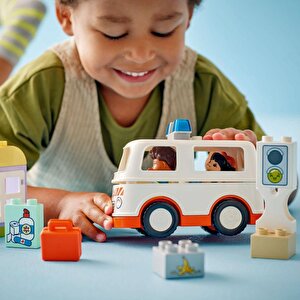 Lego Duplo 10447 Ambulans Ve Sürücü (19 Parça)