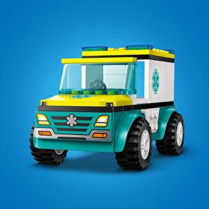 City 60403 Acil Ambulansı Ve Snowboardcu (79 Parça)