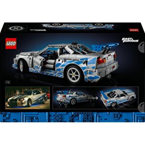 Lego 42210  Technic™ Daha Hızlı Daha Öfkeli Nissan Skyline Gt-r (r34) Araba -1410 Parça- Büyük
