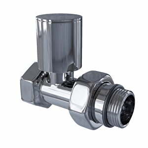 Radyatör Vanası 1/2'' Krom Düz (metal Volanlı)
