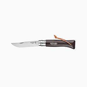 Katlanır Cep Çakısı - Opinel - Gürgen Ağacı Sap - Gri Çakı No:8