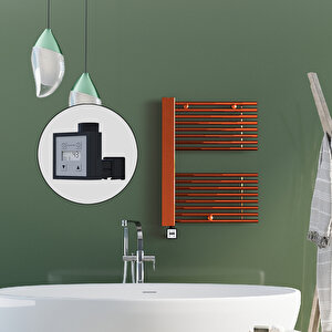 Male Elektrikli Havlupan 600x800  Rose Gold (ktx3 Termostat) 300w Spiral Kablolu