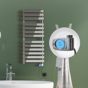 Tahiti Elektrikli Havlupan 500x950 Krom  (musa Termostat) 300w