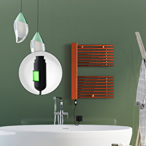 Male Elektrikli Havlupan 600x800  Rose Gold (on/off Düğmeli) 300w