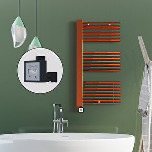 Male Elektrikli Havlupan 600x1190  Rose Gold (ktx3 Termostat) 600w Spiral Kablolu
