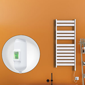 Bora Bora Elektrikli Havlupan 600 Watt 500x1200 Beyaz (on/off Düğmeli)