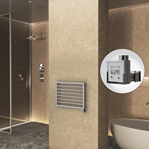 Naxos Elektrikli Havlupan 800x578 Gri 7012 Texture (ktx3 Termostat) 300w