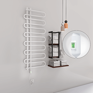 Zante Elektrikli Havlupan 600x1400  Beyaz (on/off Düğmeli) 600w