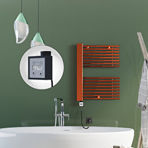 Male Elektrikli Havlupan 600x800  Rose Gold (ktx3 Termostat) 300w
