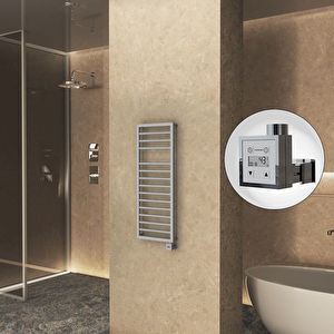 Naxos Elektrikli Havlupan 500x1193 Gri 7012 Texture (ktx3 Termostat) 600w