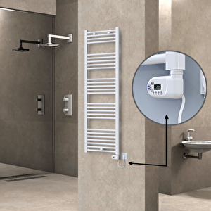 Haiti Elektrikli Havlupan 500x1500 Düz Beyaz (thesis Termostat) 600w