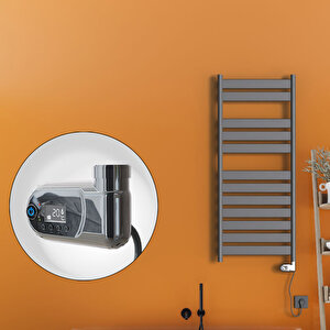 Bora Bora Elektrikli Havlupan 600 Watt 500x1200 Antrasit (thesis Termostat)