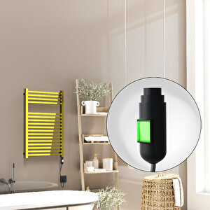 Barbados Elektrikli Havlupan 500x800 Altın  (on/off Düğmeli) 300w