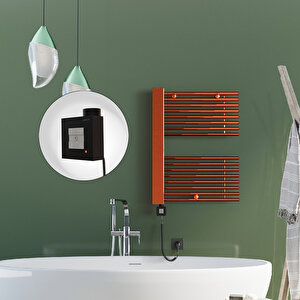 Male Elektrikli Havlupan 600x800  Rose Gold (ktx1 Termostat) 300w