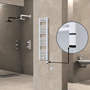 Haiti Elektrikli Havlupan 300x1200 Düz Beyaz (oned On/off ) Sağ 300w