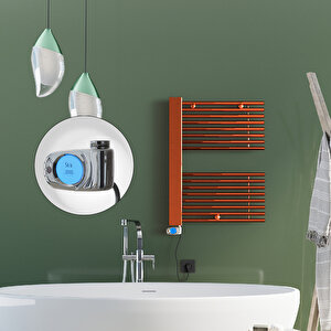 Male Elektrikli Havlupan 600x800  Rose Gold (musa Termostat) 300w