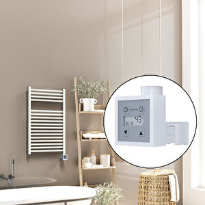 Barbados Elektrikli Havlupan 500x800 Beyaz Parlak (ktx3 Termostat) 600w