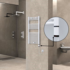 Haiti Elektrikli Havlupan 500x1000 Düz Beyaz (oned On/off ) Sağ 300w