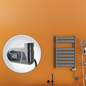 Bora Bora Elektrikli Havlupan 300 Watt 500x800 Antrasit (thesis Termostat)
