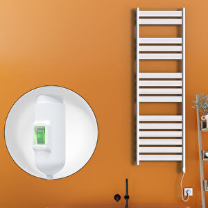 Bora Bora Elektrikli Havlupan 900 Watt 500x1600 Beyaz (on/off Düğmeli)