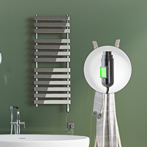 Tahiti Elektrikli Havlupan 500x950 Krom  (on/off Düğmeli) 300w