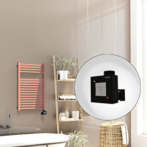 Barbados Elektrikli Havlupan 500x800 Rose Gold Parlak (ktx1 Termostat) 300w