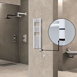 Haiti Elektrikli Havlupan 300x1000 Düz Beyaz (oned On/off ) Sağ 300w