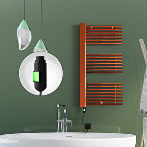 Male Elektrikli Havlupan 600x1190  Rose Gold (on/off Düğmeli) 600w