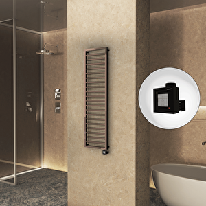 Naxos Elektrikli Havlupan 500x1655 Rose Gold Parlak (ktx1 Termostat) 600w