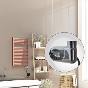 Barbados Elektrikli Havlupan 500x800 Rose Gold Parlak (thesis Termostat) 300w